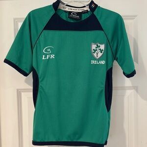 Ireland Kids Rugby Jersey - Green and Black St Patrick’s Day Size 5-6